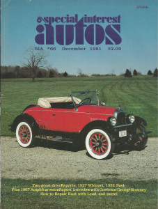 SPECIAL-INTEREST AUTOS 1981 DEC #66 - AMPHICAR, WHIPPET,Skylark-Hollywood 